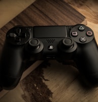 a close up of a video game controller