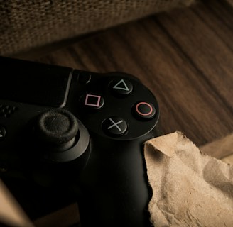 a close up of a video game controller